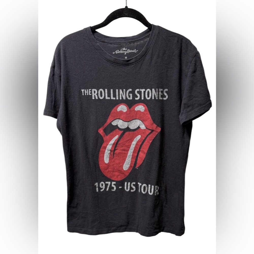 Rolling Stones 1975 US Tour Band Tee, Unisex